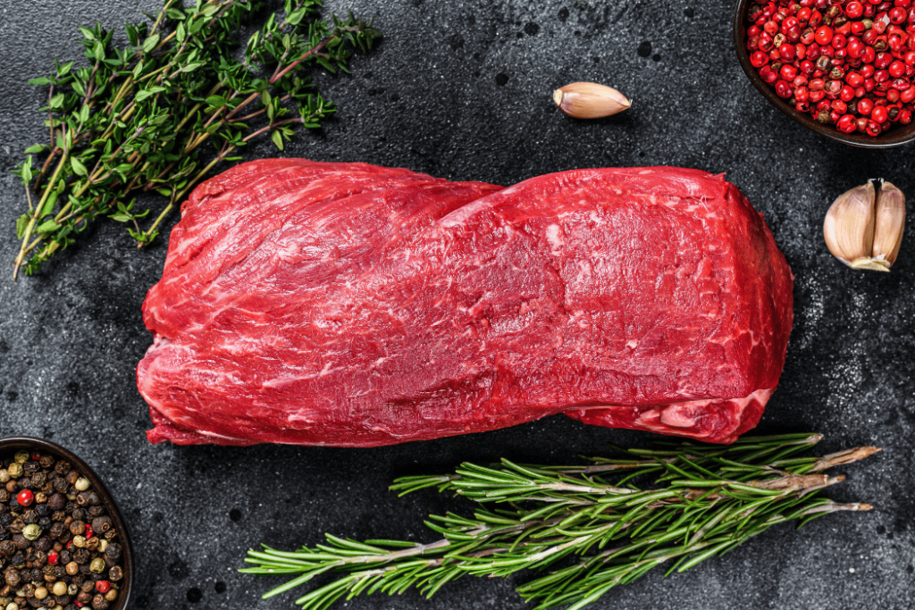Willarah Farm eye fillet flat lay